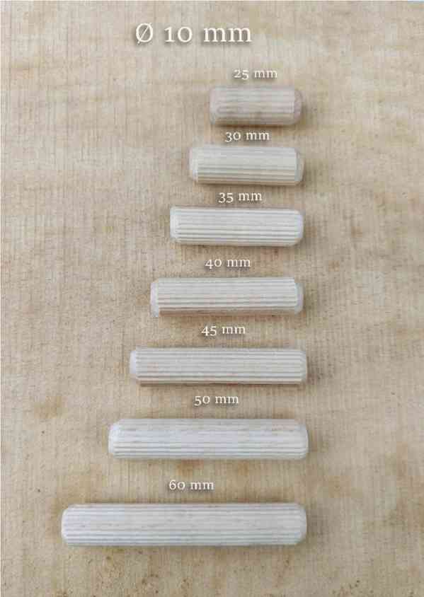 Dřevěný kolík týble nábytkářský kolík  - foto 6