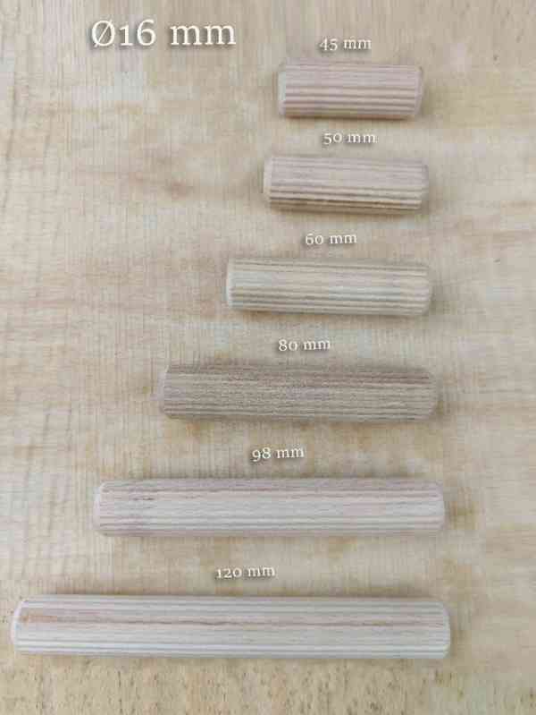 Dřevěný kolík týble nábytkářský kolík  - foto 8