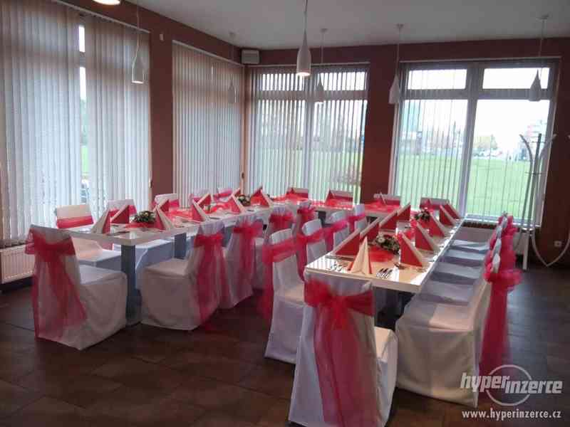 svatební potahy na židle - foto 1