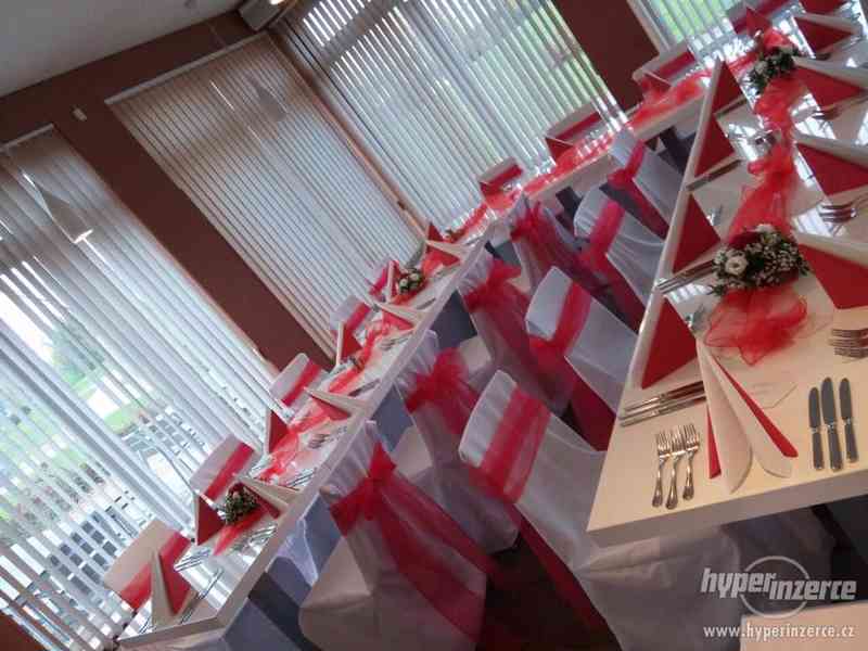 svatební potahy na židle - foto 2