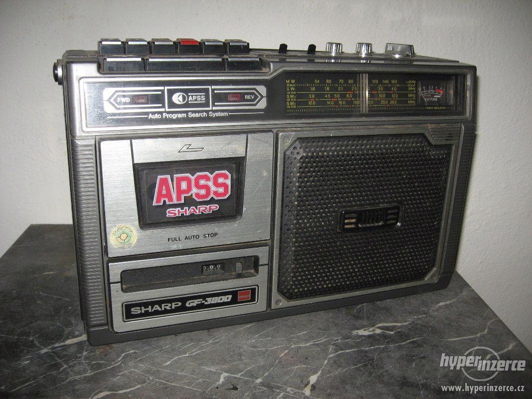 Radiomagnetofon Sharp GF - 3800 - bazar - Hyperinzerce.cz