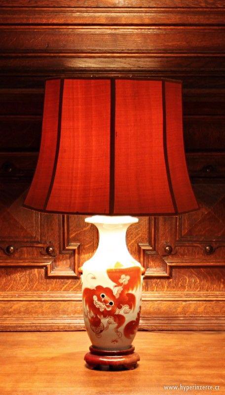 Čínská lampička - ručně malovaná. - foto 4