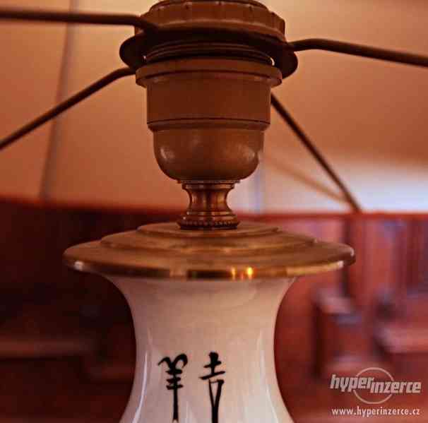Čínská lampička - ručně malovaná. - foto 5