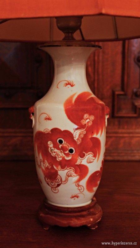 Čínská lampička - ručně malovaná. - foto 6