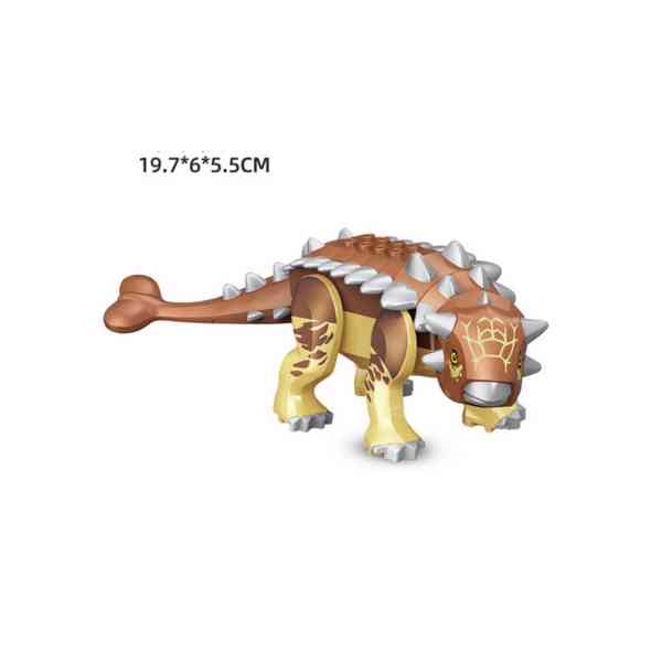 Velká figurka dinosaurus Ankylosaurus hnědý/ Jurský park - foto 1