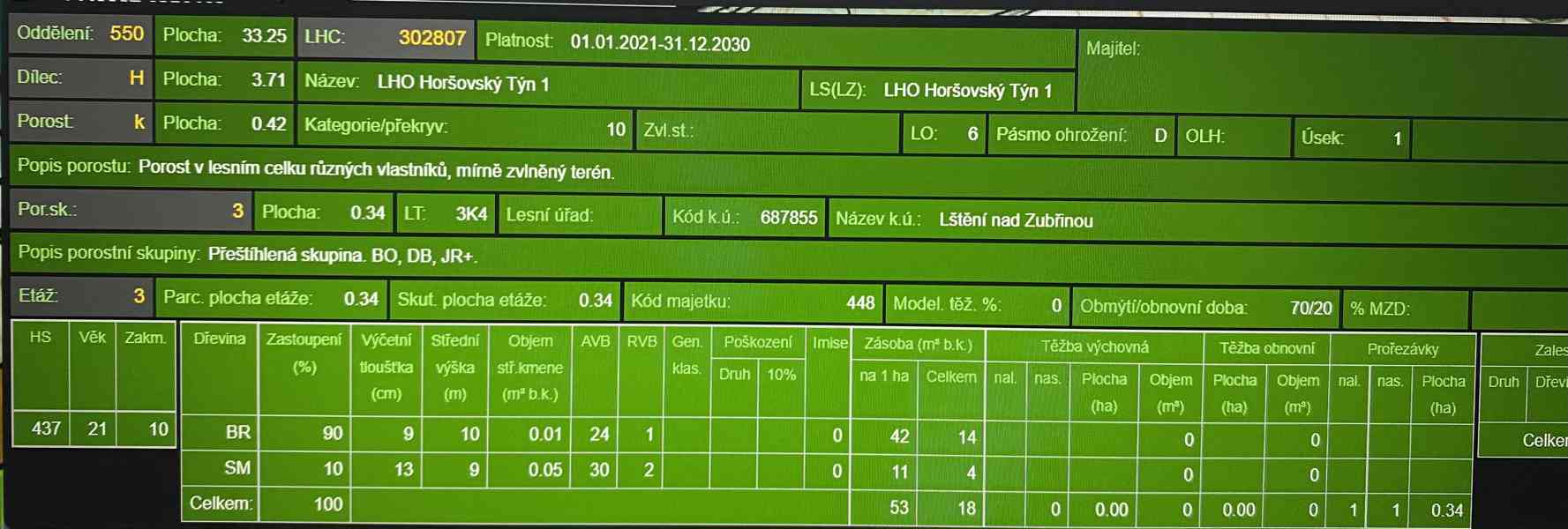 Lesní pozemek Lštění nad Zubřinou - foto 11