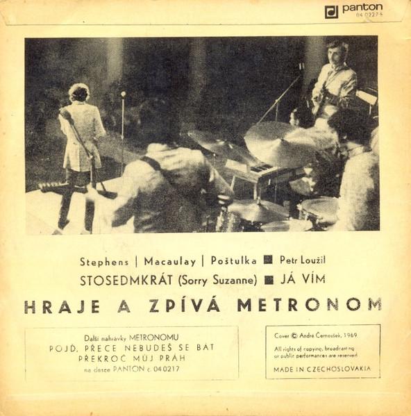 Metronom – Stosedmkrát / Já vím  (SP) - foto 2