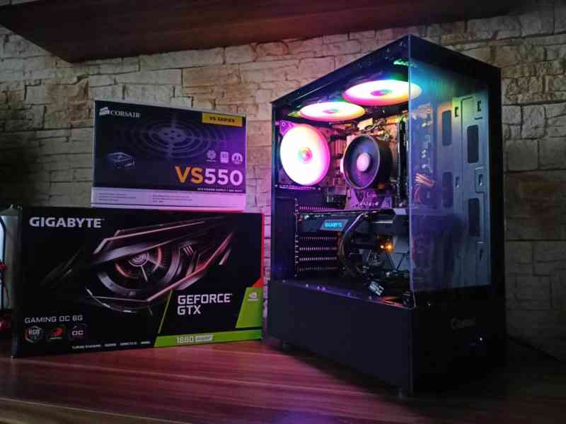 💣 HERNÍ PC RYZEN 5 3600, 16GB RAM, GTX 1660 SUPER, SSD 💣