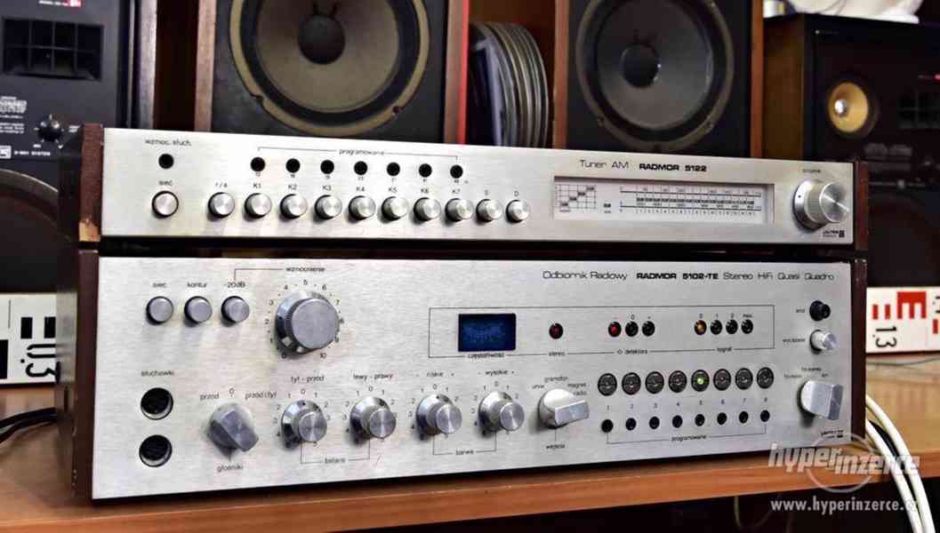 UNITRA RADMOR 5102-TE stereo receiver, Tuner AM RADMOR 5122  - foto 1