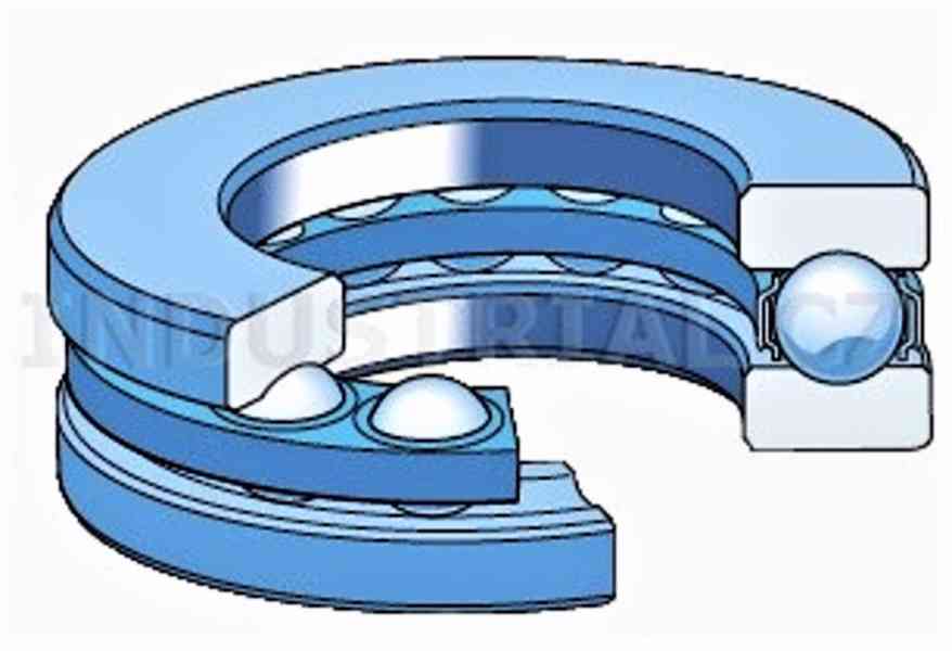 Ložisko axiální 51206 ZKL ČR (30x52x16 mm) - NOVÉ - foto 2