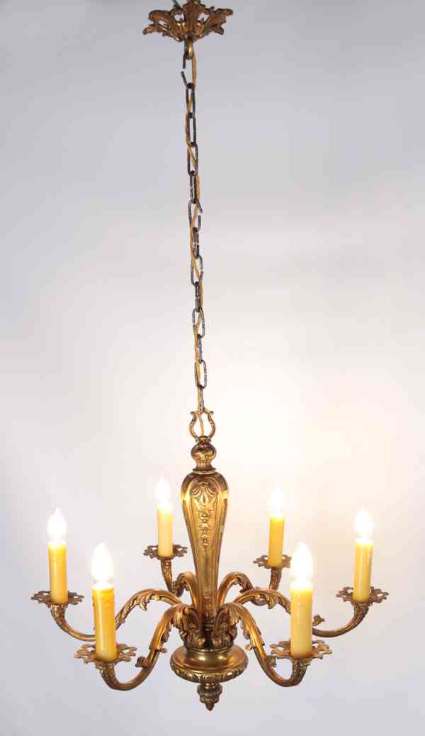 Párové starožitné lustry Mazarin Bronzové - foto 4