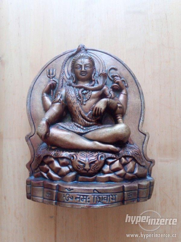 Bronzová soška Shiva - foto 1