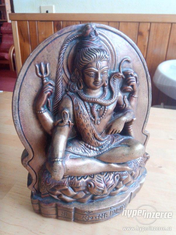 Bronzová soška Shiva - foto 3