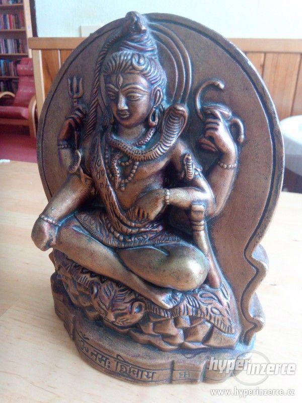 Bronzová soška Shiva - foto 5