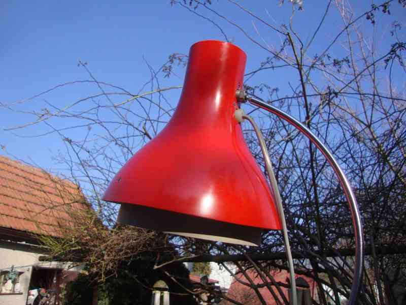 Retro stojací podlahová lampa Napako Typ 8 1716 funkční top - foto 6