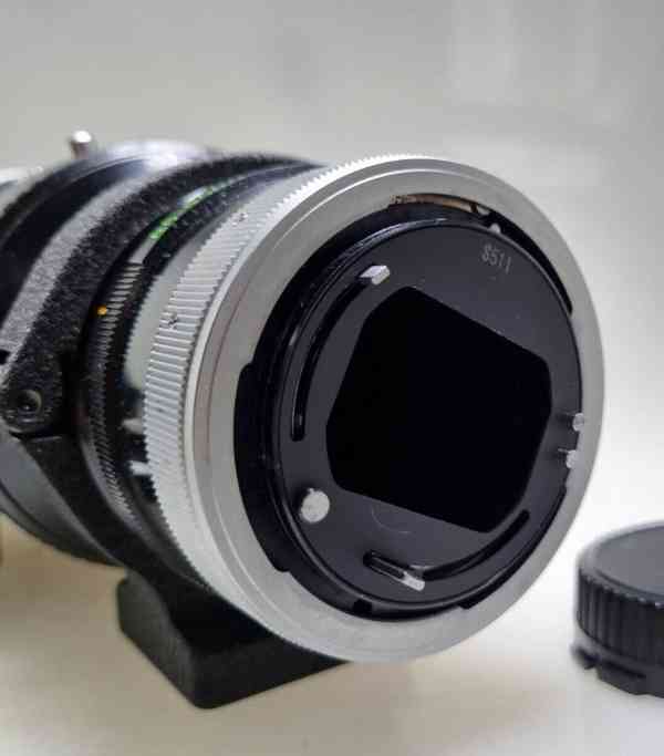 CANON FD 85-300mm 1:4,5 S.S.C.  Připojení objektivu Canon FD