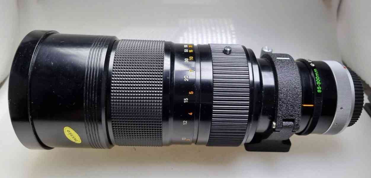 CANON FD 85-300mm 1:4,5 S.S.C.  Připojení objektivu Canon FD - foto 2