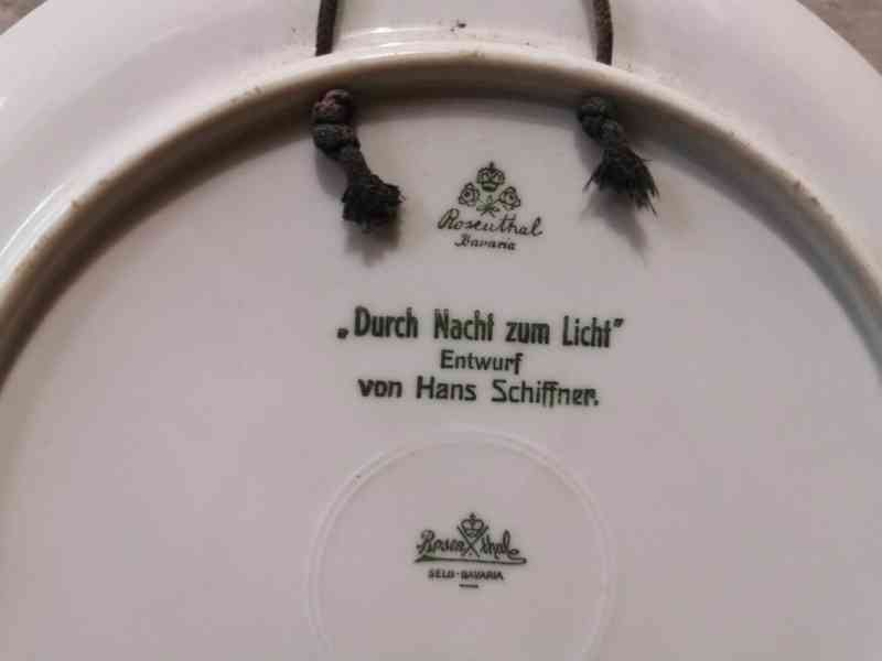 Hezký starý Talíř 1933 Rosenthal Germany - foto 4