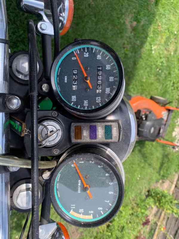 Motocykl Kawasaki KL250, rok výroby 1977, barva zelená - foto 2