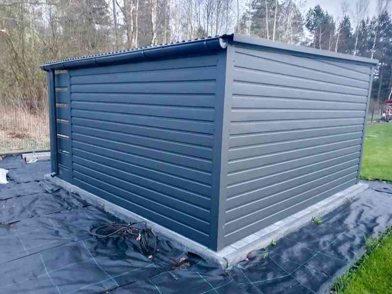 Zahradní domek 3x4 přístřešek 1x4 dveře - okno - okapy TS623 - foto 6