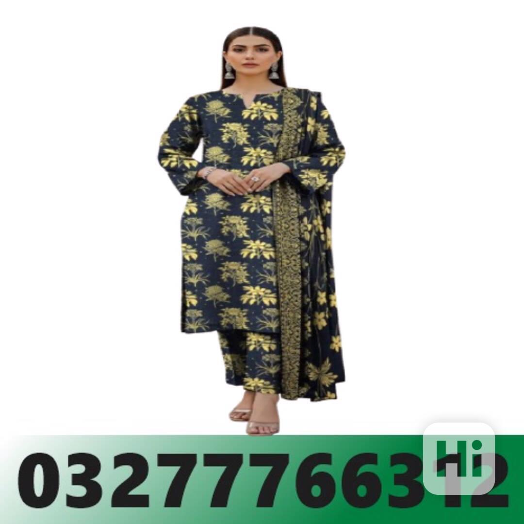 3 Pcs Women's Unstitched Printed- pakistan-03277766312 - foto 1