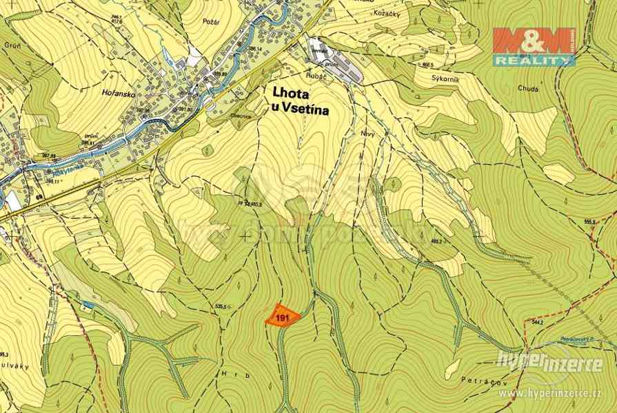 Prodej, les, 7226 m2, Lhota u Vsetína - foto 3