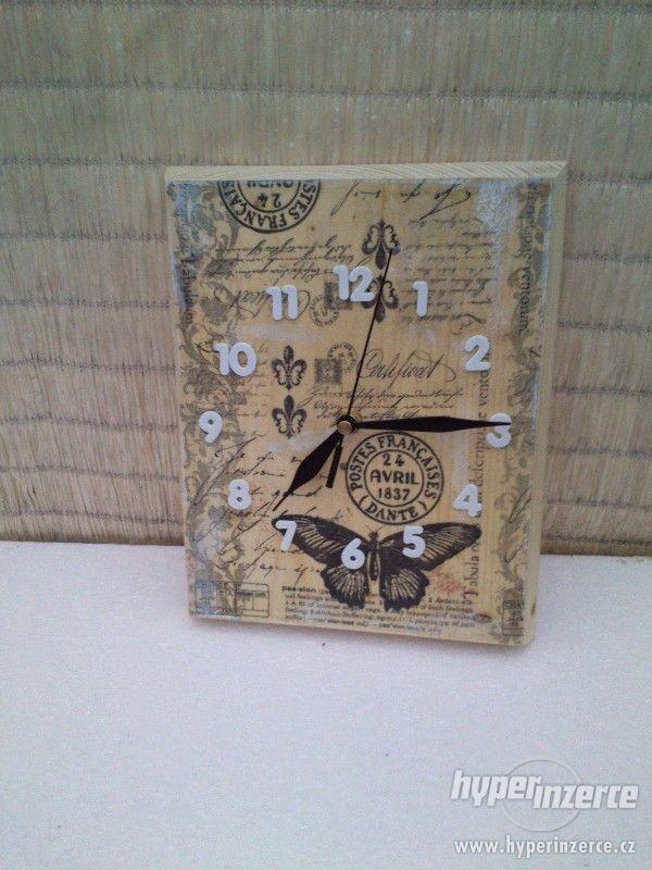 Ručně vyráběné dřevěné hodiny - foto 6