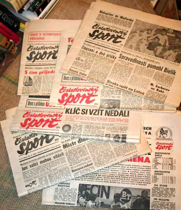 70x časopis TIP, GÓL, ČS. SPORT (1988-89) - levně! - foto 6