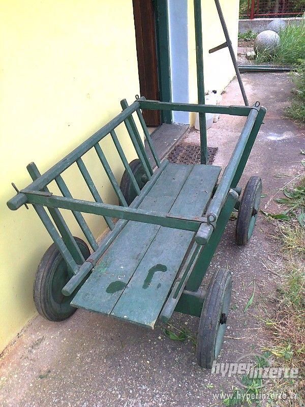 dřevěný vozík - foto 1