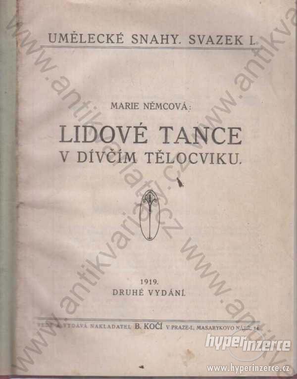 Lidové tance v dívčím tělocviku Marie Němcová 1919 - foto 1