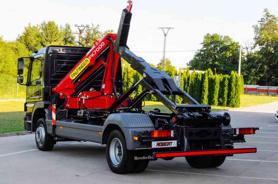 MERCEDES ATEGO 1218 - NOVÝ HÁKOVÝ NOSIČ KONTEJNERŮ + RUKA - foto 89