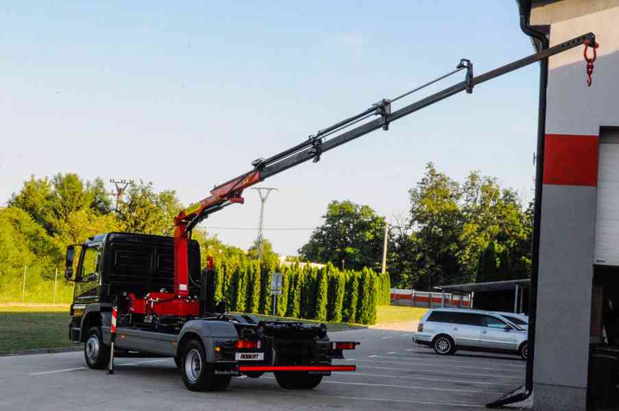 MERCEDES ATEGO 1218 - NOVÝ HÁKOVÝ NOSIČ KONTEJNERŮ + RUKA - foto 110