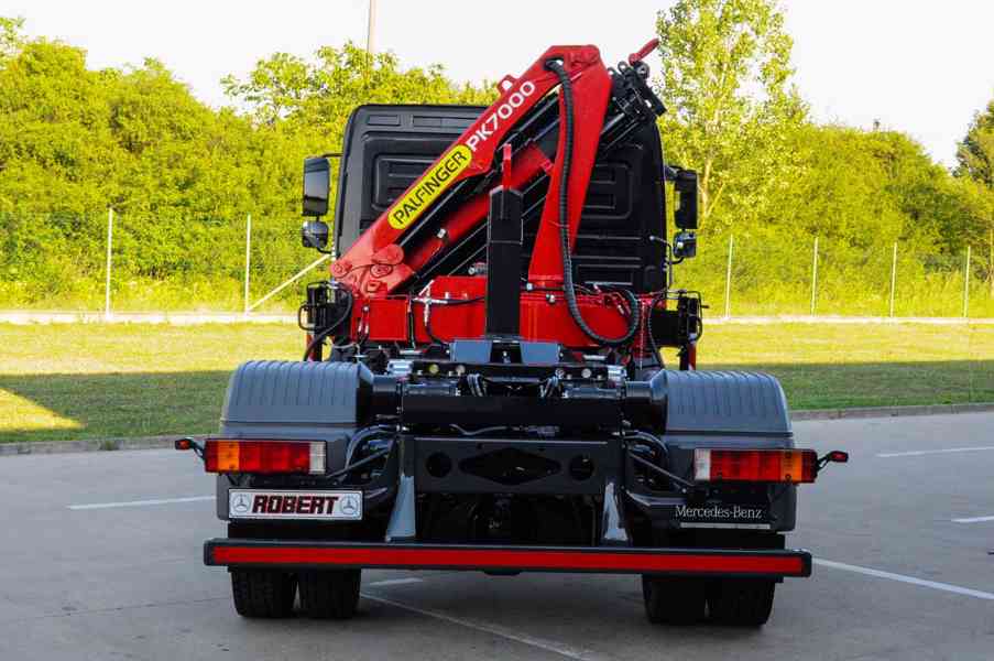 MERCEDES ATEGO 1218 - NOVÝ HÁKOVÝ NOSIČ KONTEJNERŮ + RUKA - foto 6