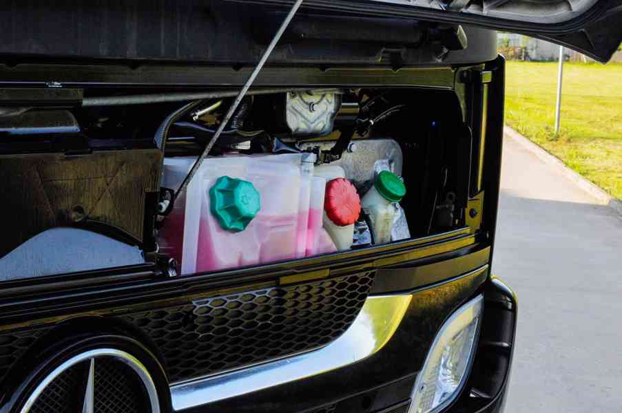 MERCEDES ATEGO 1218 - NOVÝ HÁKOVÝ NOSIČ KONTEJNERŮ + RUKA - foto 53