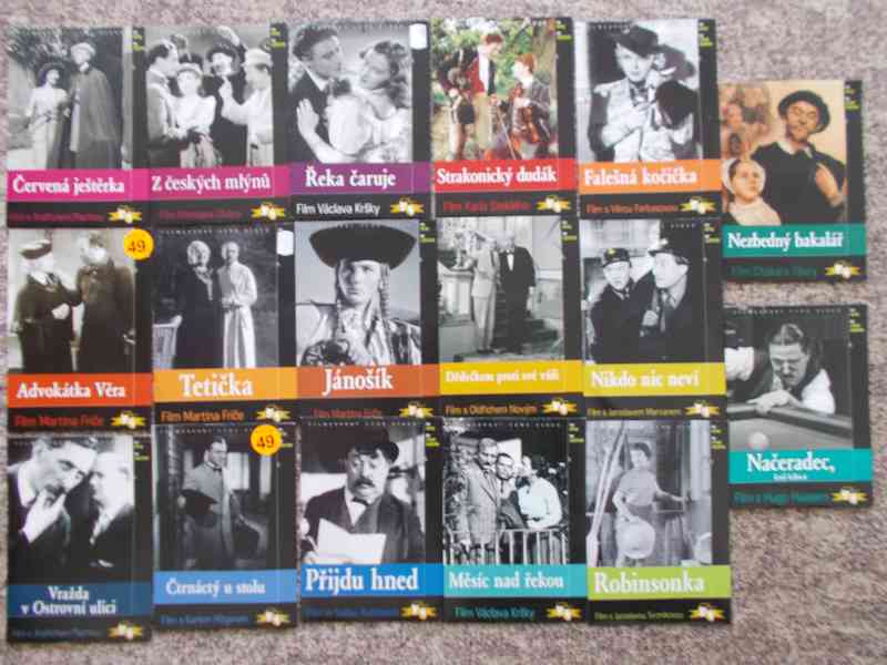 dvd  - kolekce a černobílé filmy pro pamětníky - foto 5