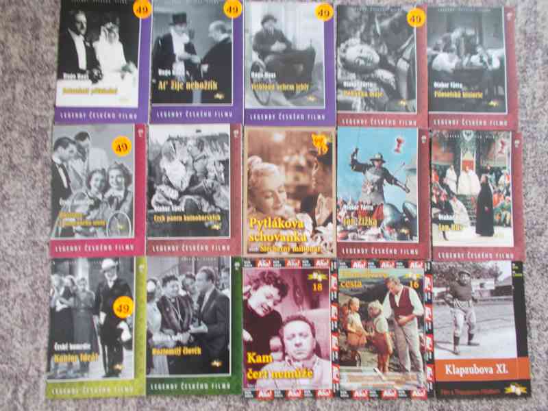 dvd  - kolekce a černobílé filmy pro pamětníky - foto 6