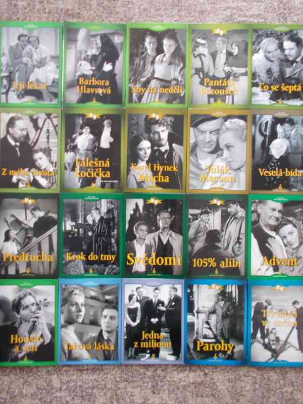 dvd  - kolekce a černobílé filmy pro pamětníky - foto 4