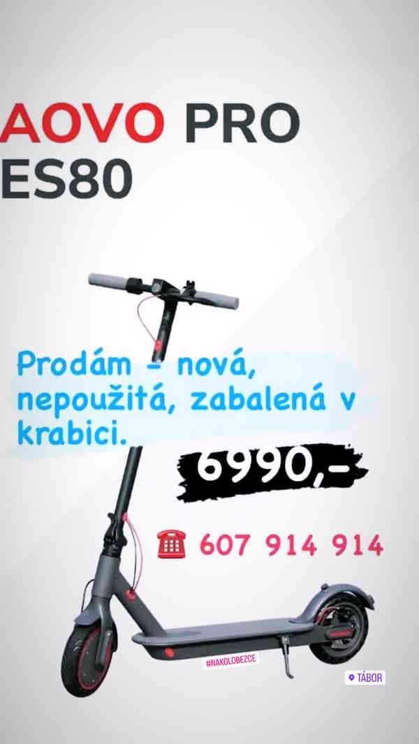 Elektrokoloběžka AoVo PRO ES 80 nová -kvalitní, rychlá  - foto 2