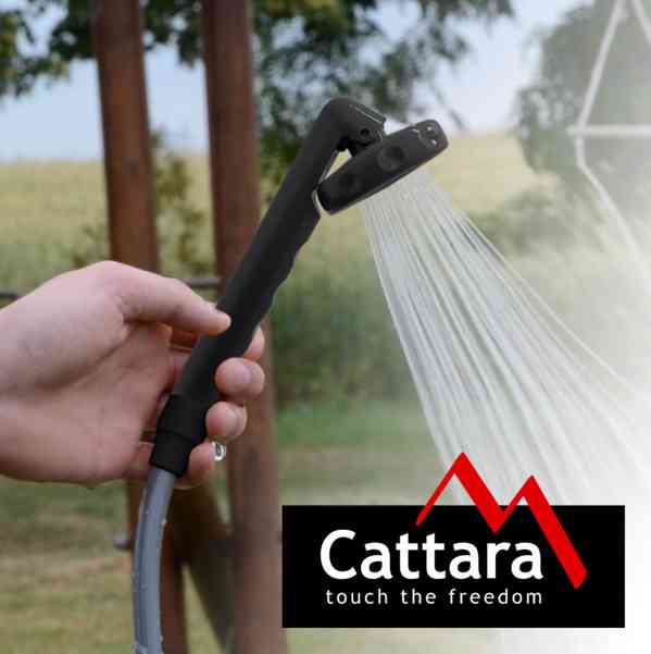 Kempingová sprcha Cattara Aku - černá - foto 2