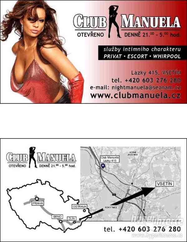 Night club Manuela ve Vsetíně příjme společnice - foto 2