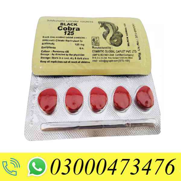 Black Cobra Tablets in Karachi = 03000473476 - foto 1