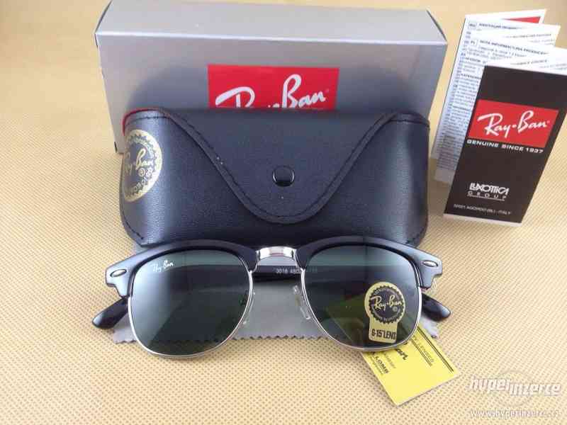 SLUNEČNÍ BRÝLE RAY BAN CLUBMASTER.POŠTA ZDARMA - foto 2