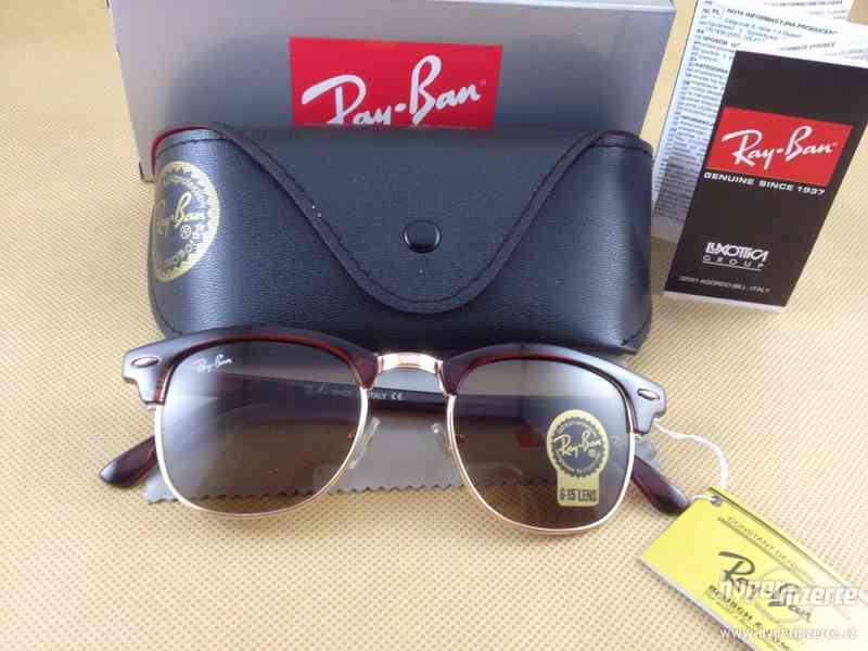 SLUNEČNÍ BRÝLE RAY BAN CLUBMASTER.POŠTA ZDARMA - foto 5