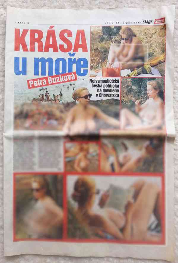Nahá Petra Buzková - časopis Super 2001 - foto 2