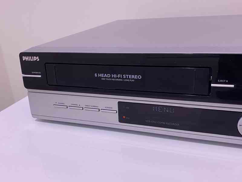 Philips DVDR3512V - combo rekordér - kopíruje z VHS na DVD  - foto 2