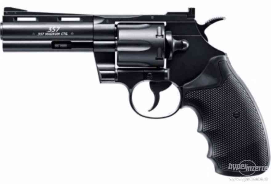 Airsoft Revolver Legends 357 4" černý AGCO2 - foto 1