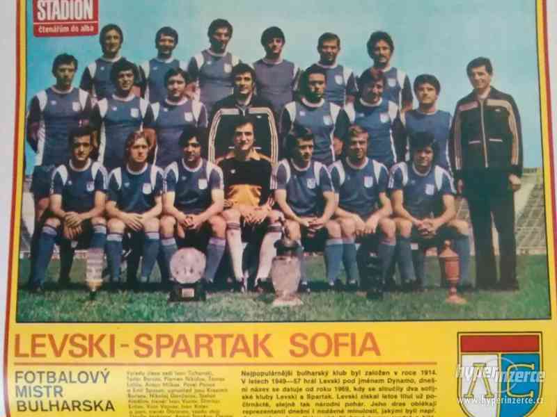 Lefski Spartak Sofia - fotbal Bulharsko - 1979 - foto 1