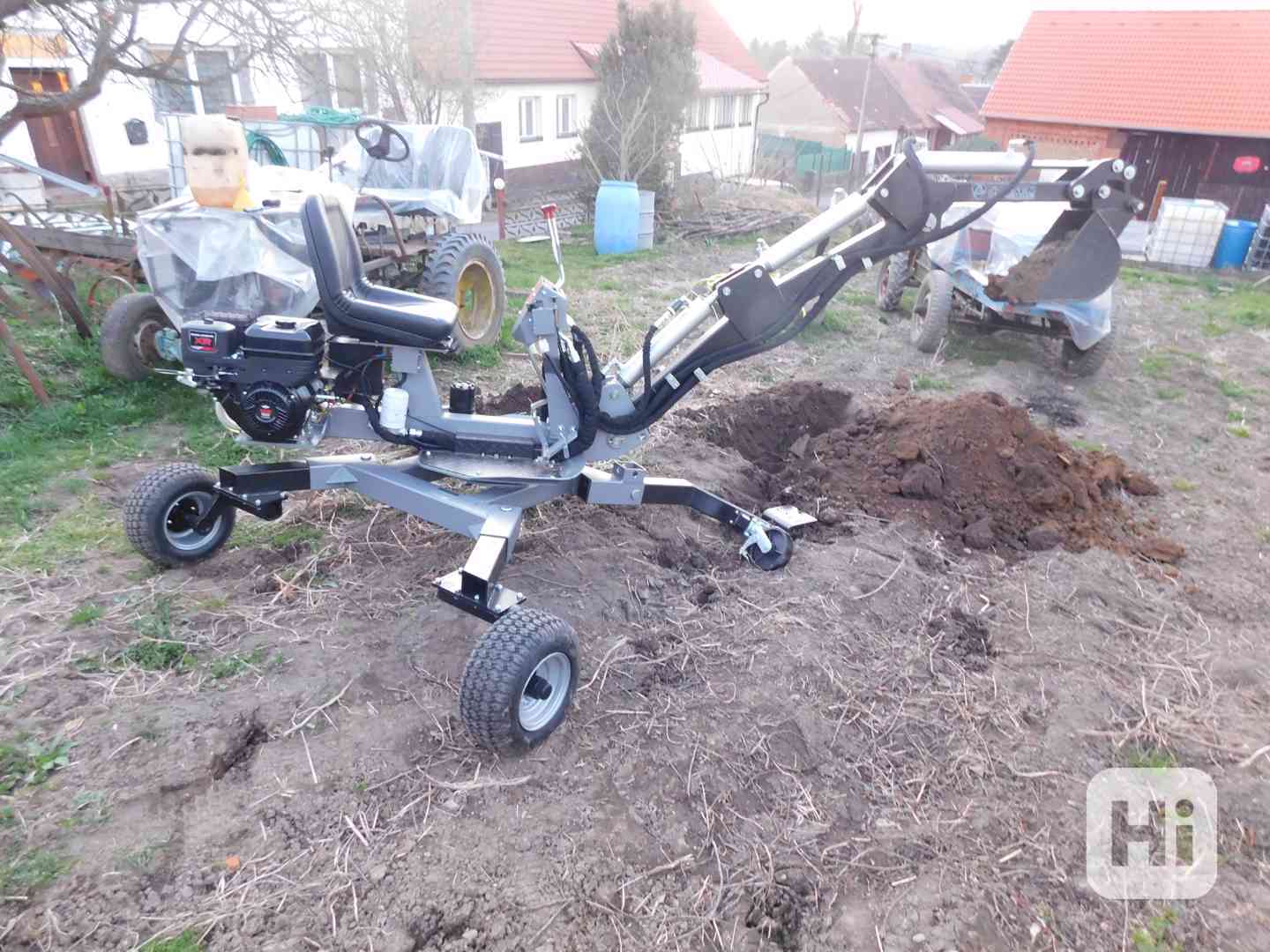 Minibagr Jansen MB-360°  benzínový kráčející bagr NOVÝ - foto 1