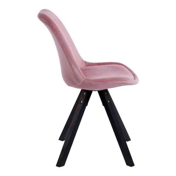 2 růžové jídelní židle Essentials Dima - foto 2