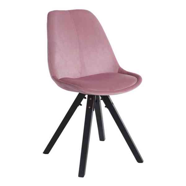 2 růžové jídelní židle Essentials Dima - foto 4